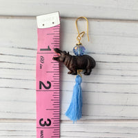 Mini Hippo Earrings