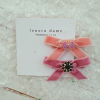 Lenora Dame One-of-a-Kind Velvet hair bow
