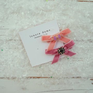 Lenora Dame One-of-a-Kind Velvet hair bow