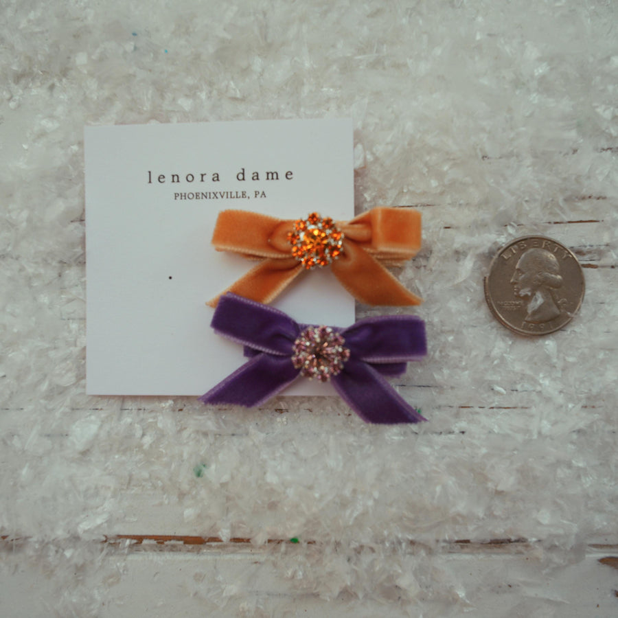 Lenora Dame One-of-a-Kind Velvet hair bow
