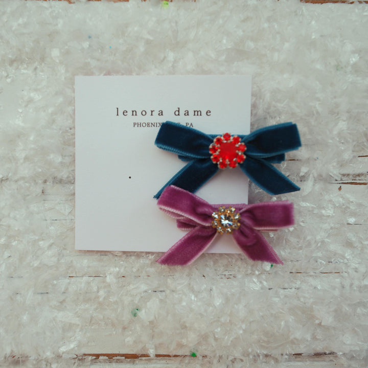 Lenora Dame One-of-a-Kind Velvet hair bow