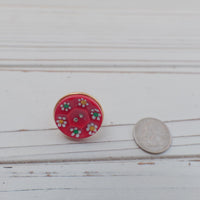 Lenora Dame One-of-a-Kind Vintage Button Ring