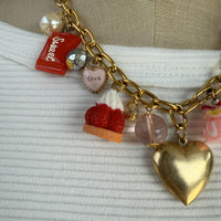 Lenora Dame Valentine's Dessert Charm Necklace
