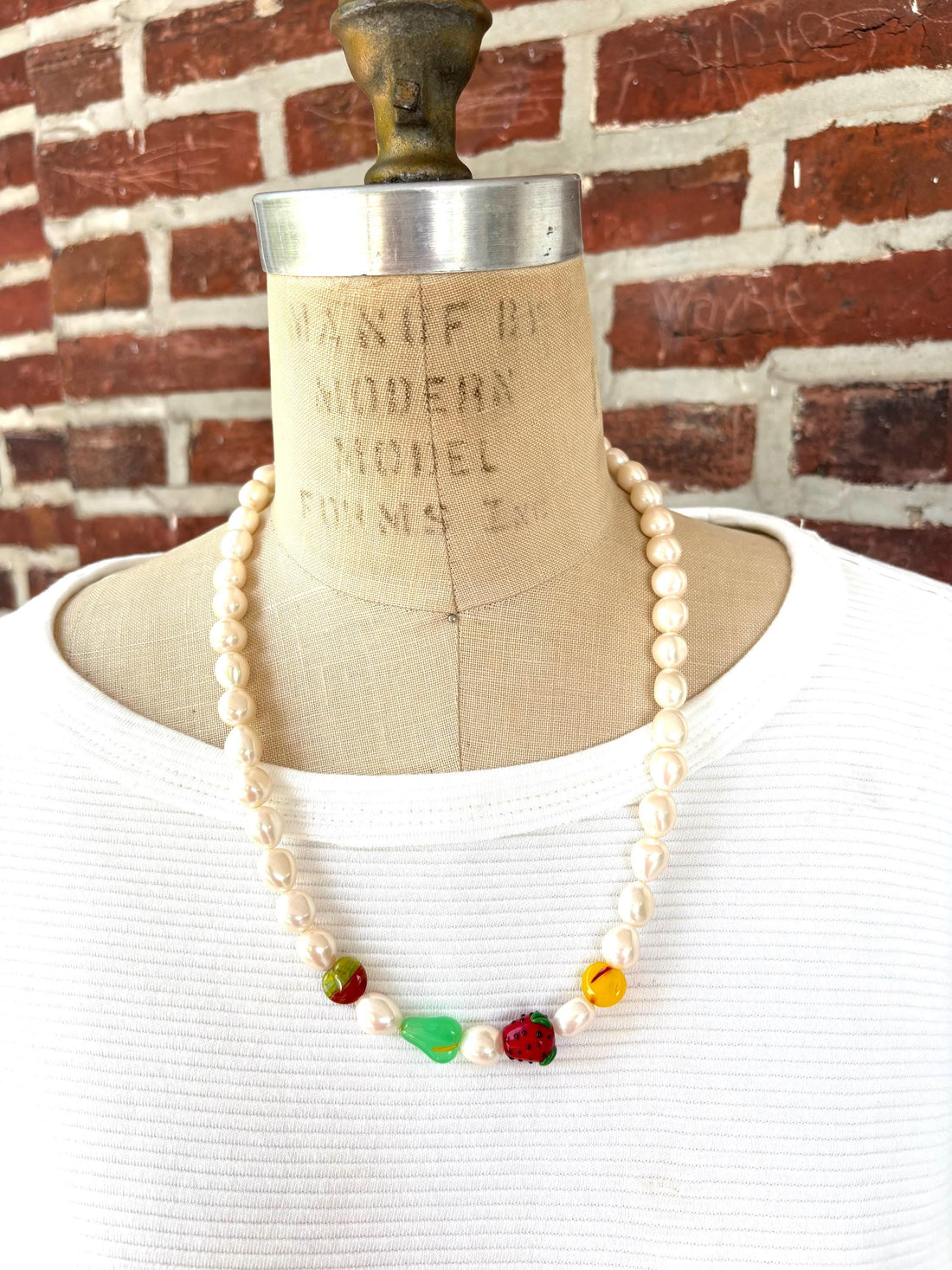 Lenora Dame Pearly Fruit Necklace