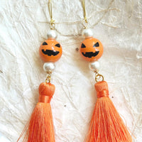 Lenora Dame Jack O' Lantern Earrings