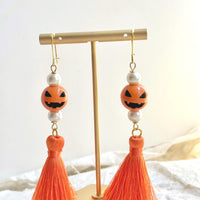 Lenora Dame Jack O' Lantern Earrings