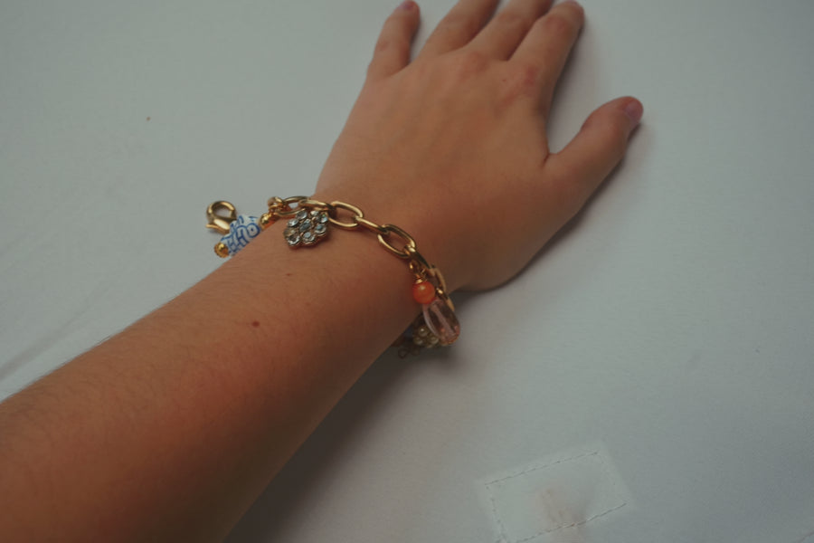 One-of-a-Kind Vintage Charm Bracelet
