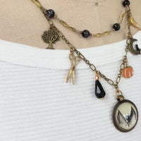 Ghostly Halloween Necklace