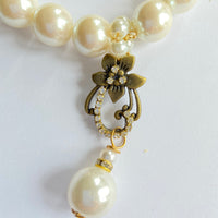 Lenora Dame Princess Pearl Choker Necklace