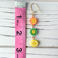Lenora Dame Citrus Tart Fruit Earrings