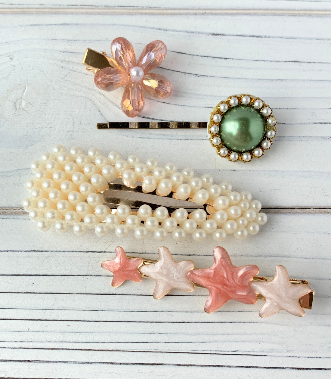 Lenora Dame Petal Sage Hair Set