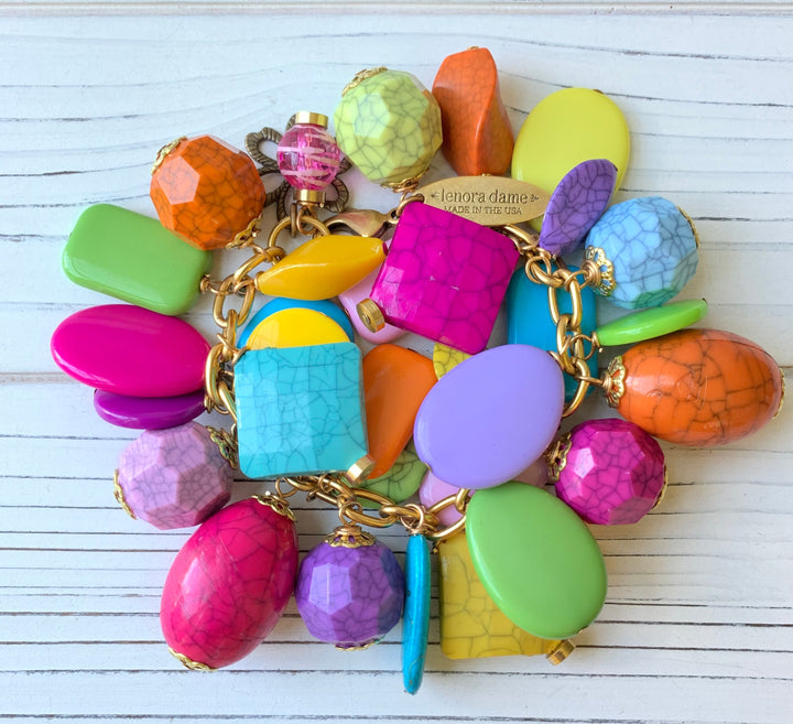 Lenora Dame Sock Hop Charm Bracelet