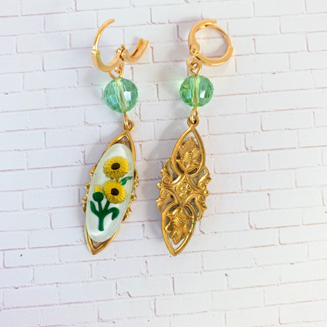 Lenora Dame April Showers Earrings in Chrysanthemum