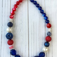 Lenora Dame Independence Day Queen Mum Statement Necklace