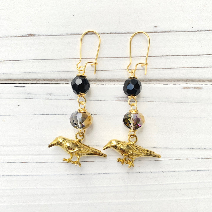 Lenora Dame Raven Earrings